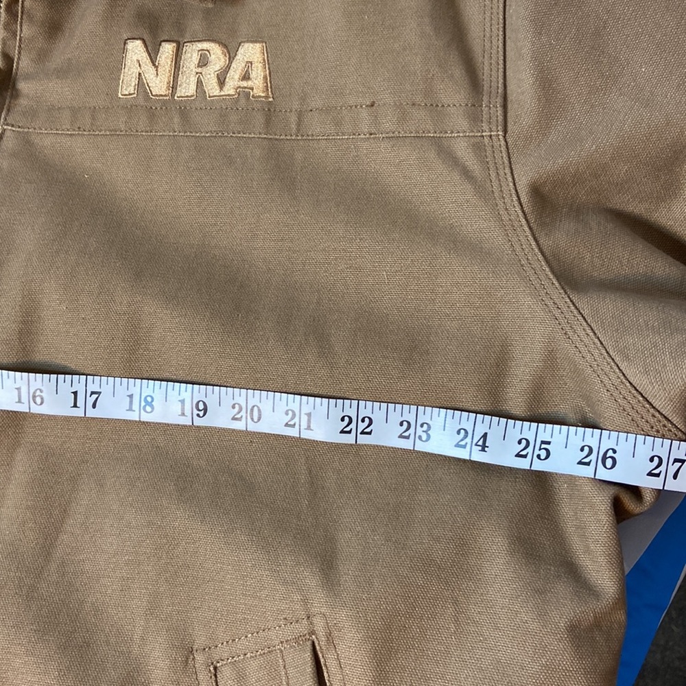 Burk’s Bay NRA flannel lined jacket. Brown Size XL - Picture 5 of 8
